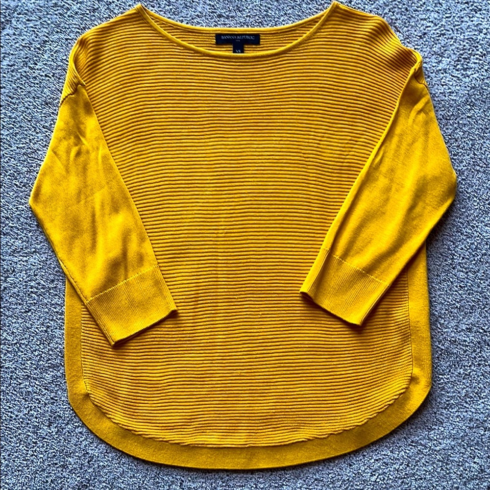 Michael Kors Yellow Knit Sweater